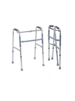 Medwelt, Alüminyum, Katlanabilir, Boy ayarlanabilir, Walker, (Yürüteç),