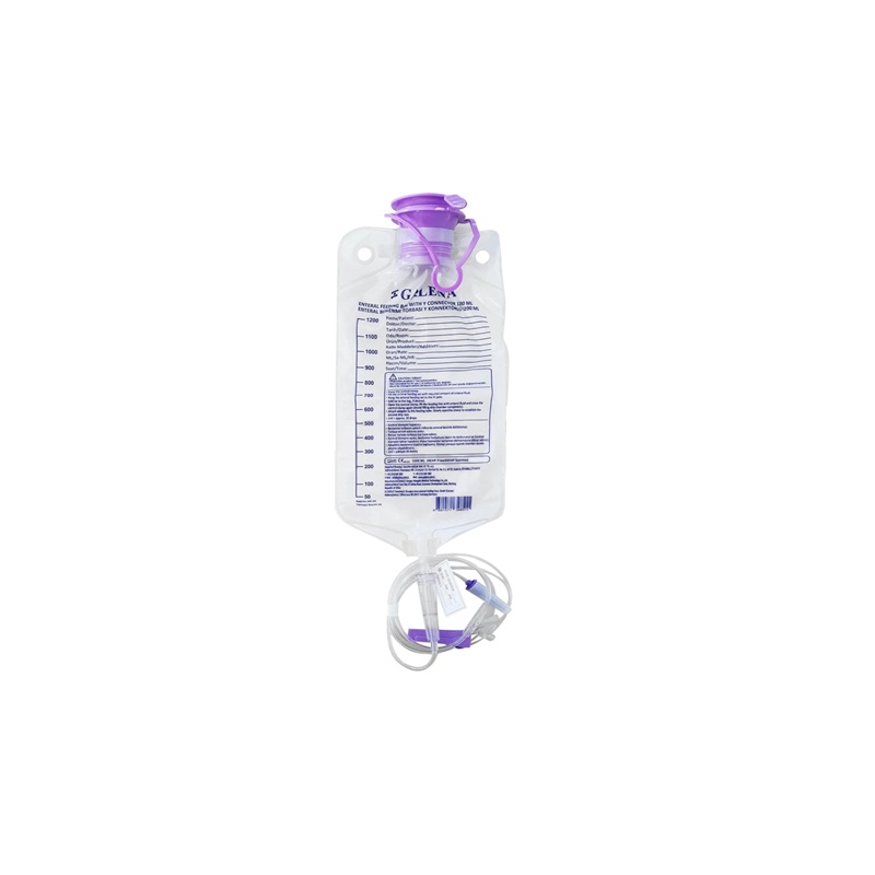 Gravity, Enteral Beslenme Torbası, Y Konnektörlü, 1200 ML.,
